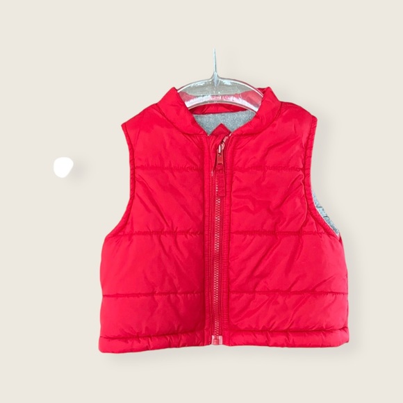 Baby Beginnings Boy’s Puffer Vest Sz 3-6 mon - Picture 1 of 4